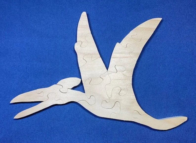 Wooden Pterodactyl puzzle