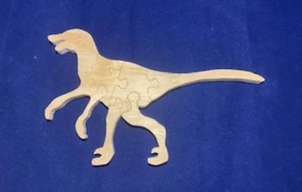 Wooden Raptor puzzle