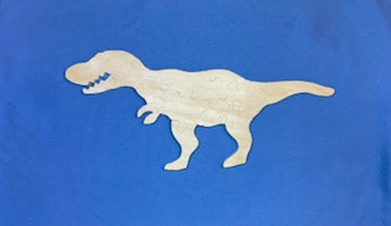 Wooden T-rex puzzle